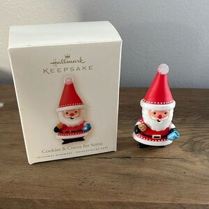 hallmark KEEPSAKE Cookies & Cocoa for Santa -christmas ornament 2008